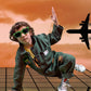 Patched-Up Military Green 'MDNS' Coverall