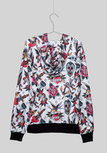 Load image into Gallery viewer, Six Bunnies Multicolored Tattoo Hoodie