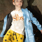 Yellow Scribble Star Sweats