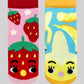 Strawberry and Banana Mismatched Socks