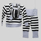 Striped Bear Hooded Sweat Set